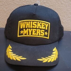 Whiskey Myers Black and Gold Trucker Hat